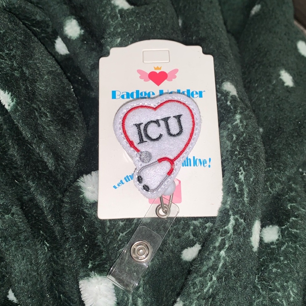 Icu nurse badge reel